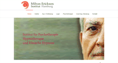 Desktop Screenshot of milton-erickson-institut-hamburg.de