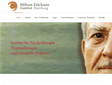 Tablet Screenshot of milton-erickson-institut-hamburg.de